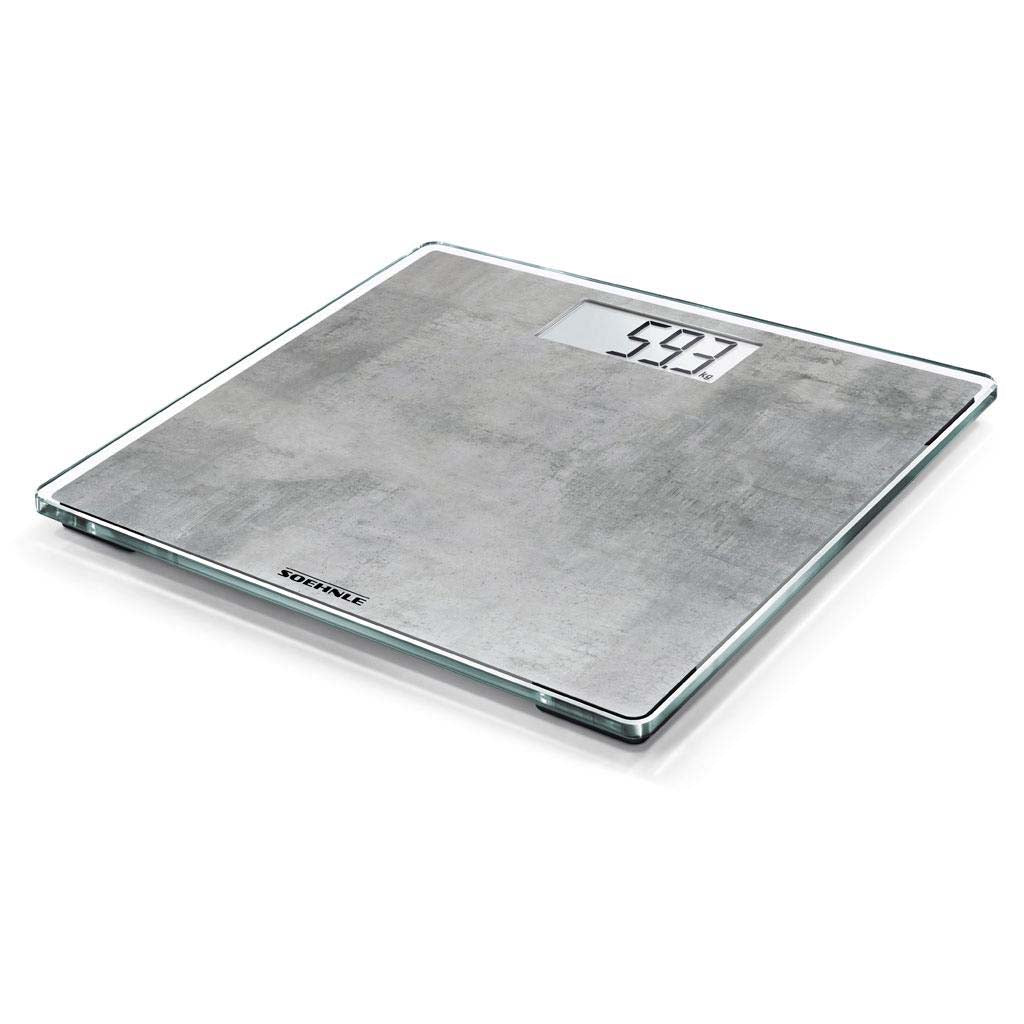 Produktbillede af Soehnle Personvægt Style Sense Compact 300 Betongrå i premium kvalitet
