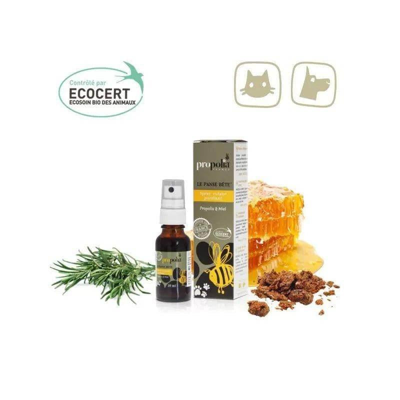 Produktbillede af Propolia Purifying Skin Care Spray For Pets 20 ml. på tilbud i brug