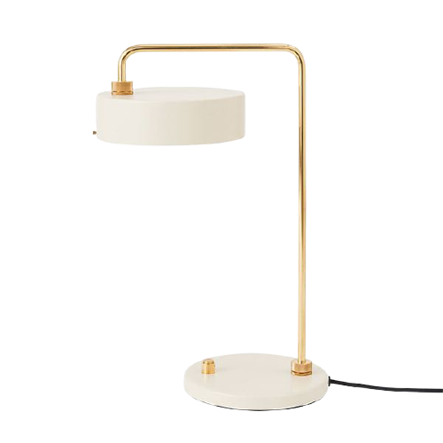 Produktbillede af Petite Machine Bordlampe Oyster Hvid Made by Hand i premium kvalitet