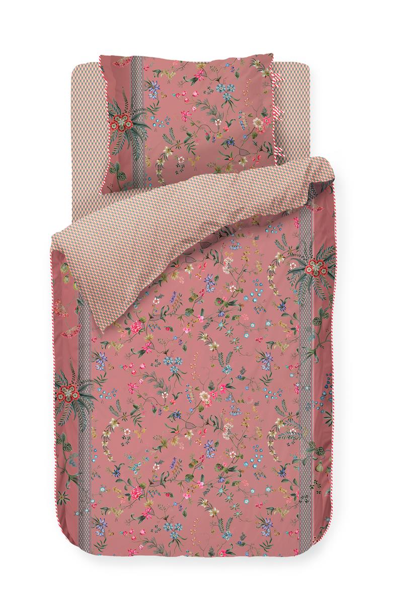 Produktbillede af Pip Studio sengetøj duvet covers Petit Fleurs Pink-140 x 220 + 60 x 63 på tilbud i høj kvalitet