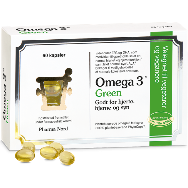 Pharma Nord Omega 3 Phyto &bull; 60 kapsler DATOVARE 10/2024