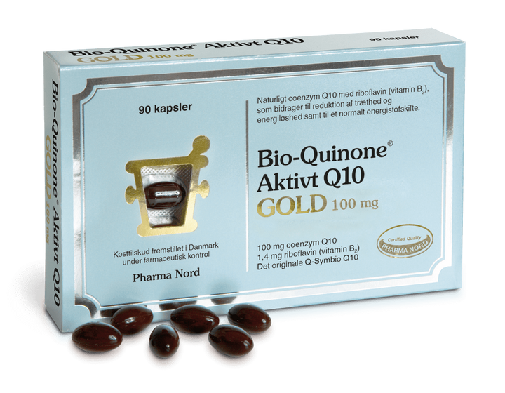 Pharma Nord Bio-Quinone Aktivt Q10 Gold 100 mg 90 kaps.