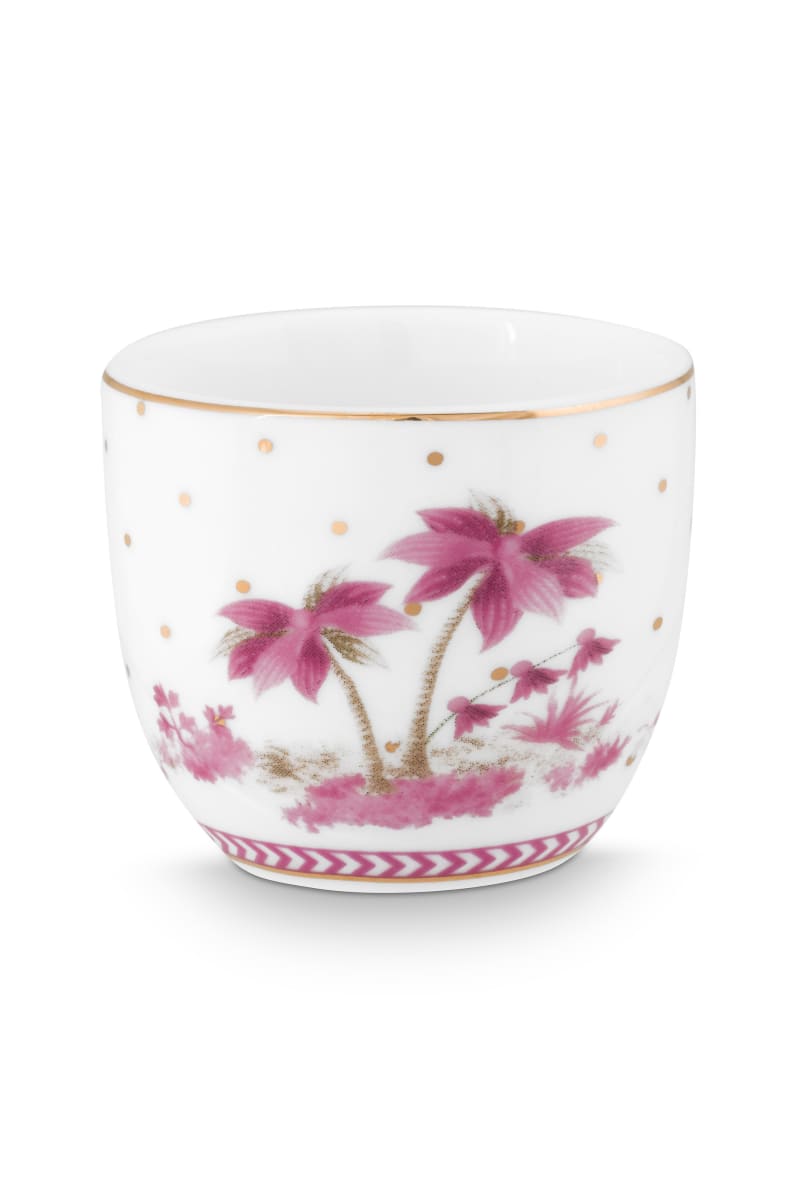Produktbillede af Pip Studio Egg Cup Jolie Dots Gold Pink på tilbud i høj kvalitet