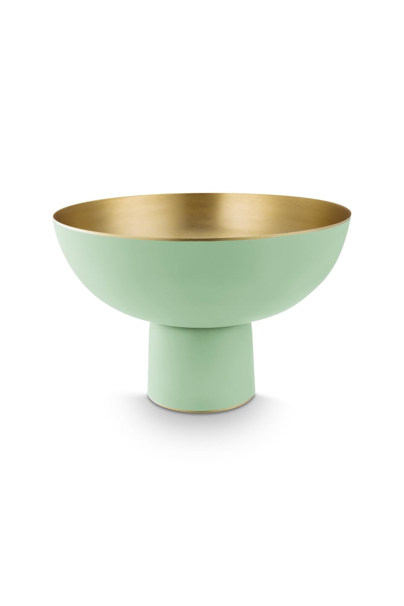 Produktbillede af Pip Studio High Tray Metal Matt Bright Green 30x20cm på tilbud i høj kvalitet