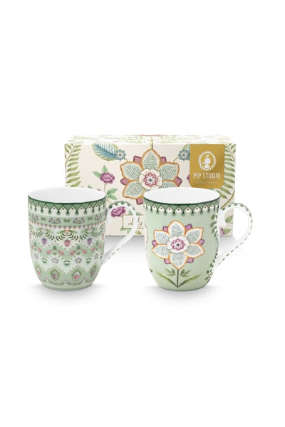 Se billigt tilbud på Pip Studio Mugs! Spar op til 66% på dette Lily&Lotus Light Green sæt. Hurtig levering, billig fragt. Køb nu!