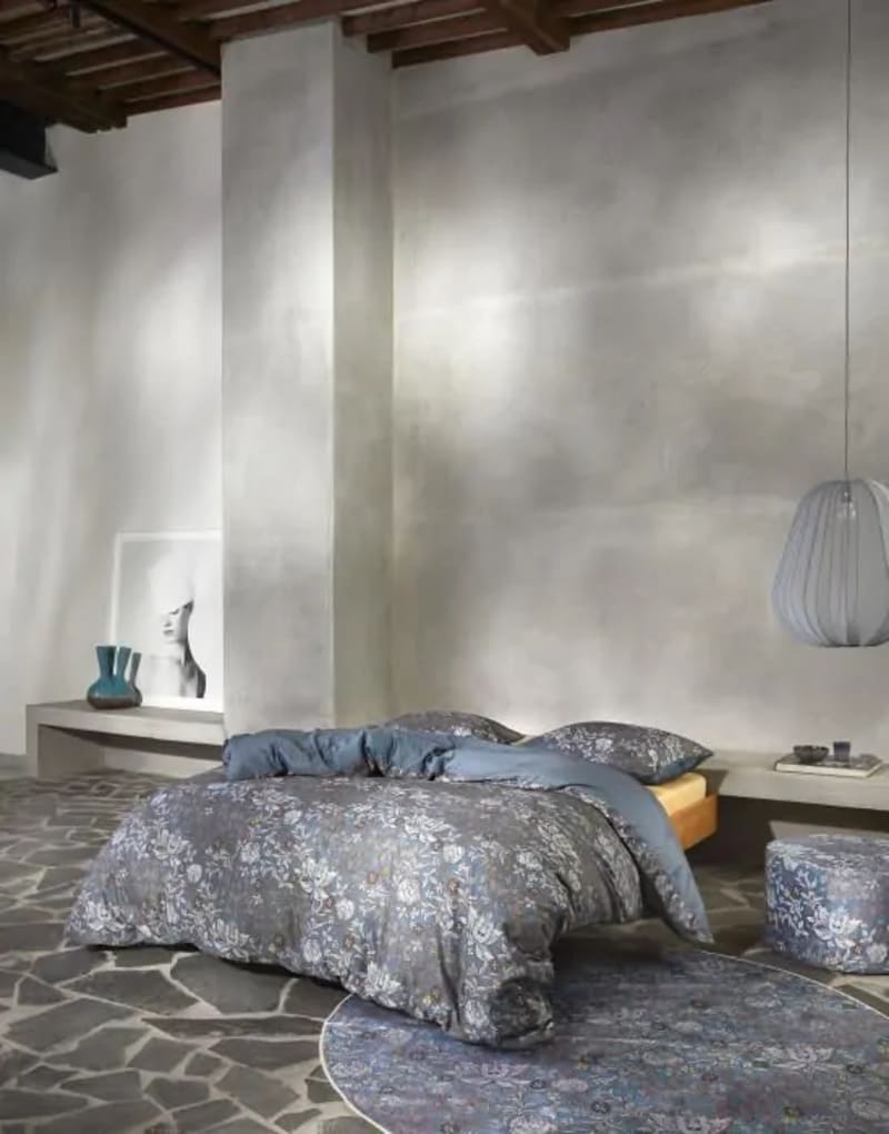 Produktbillede af Essenza Ophelia Duvet cover Midnight swim 140x220 på tilbud i høj kvalitet