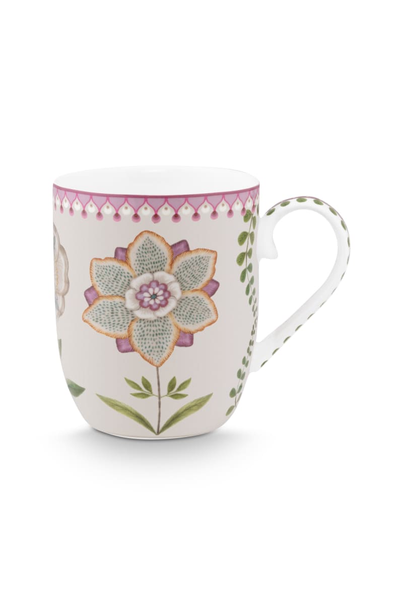 Produktbillede af Mug Large Lily&Lotus Tiles Lilac 145 ml på tilbud i høj kvalitet