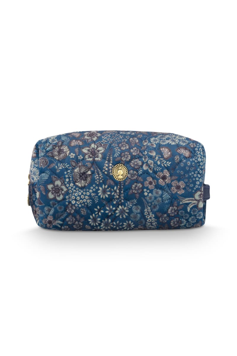 Produktbillede af Coco Cosmetic Bag Medium Quilted Daisy Dreams Blue 21.5x10x10.5cm på tilbud i høj kvalitet