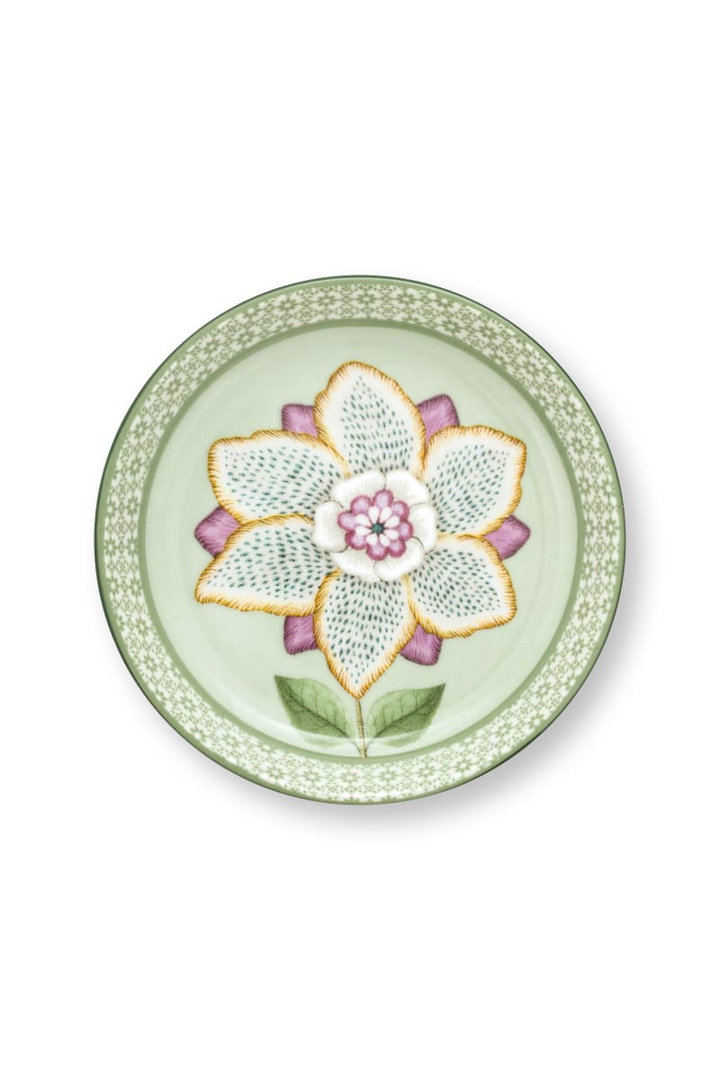 Produktbillede af Pip Studio Tea Tip Lily&Lotus Light Green 9cm på tilbud i høj kvalitet