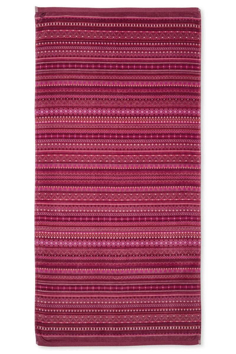 Produktbillede af PIP Geometric Print Dark Pink 30x50 på tilbud i høj kvalitet