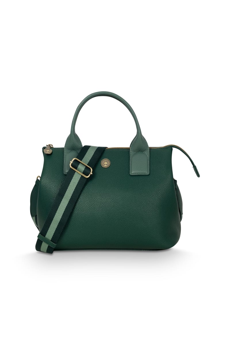 Produktbillede af Fia Shoulder Bag Medium Green 26.5x14x22cm på tilbud i høj kvalitet