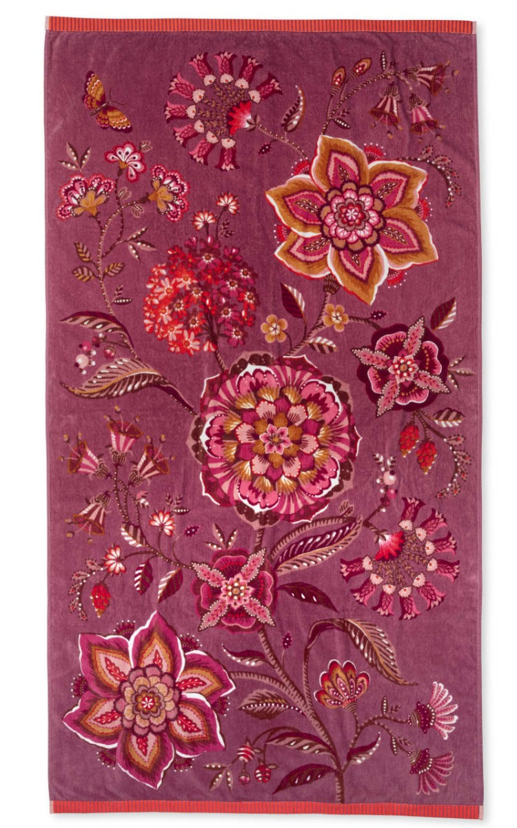 Produktbillede af PIP Viva la Vida Beachtowel Lila 100x180 på tilbud i høj kvalitet