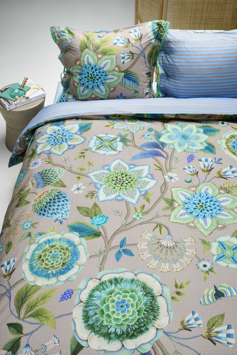 Produktbillede af PIP Studio Viva La Vida Blue 140x200/60x63 cm på tilbud i høj kvalitet