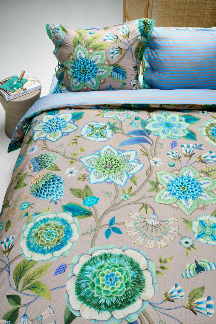 PIP Studio Viva La Vida Blue 140x220/60x63 cm
