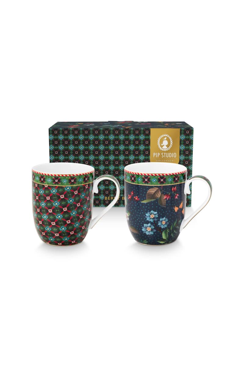 Se billigt tilbud på Pip Studio Set/2 Mugs Small Berry Blues 145ml! Udsalg på Bolig > Køkken > Porcelæn. Spar op til 55%. Hurtig levering: 1-2 hverdage.