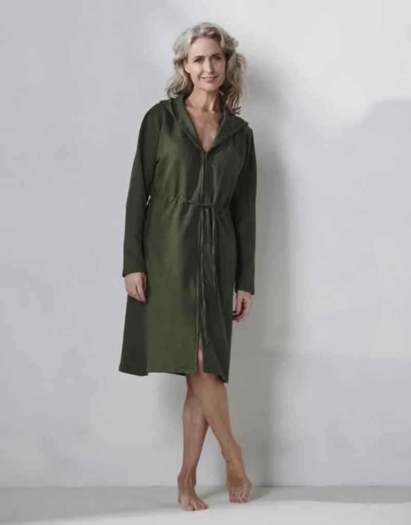 Produktbillede af Louise Bathrobe Moss XS på tilbud i høj kvalitet