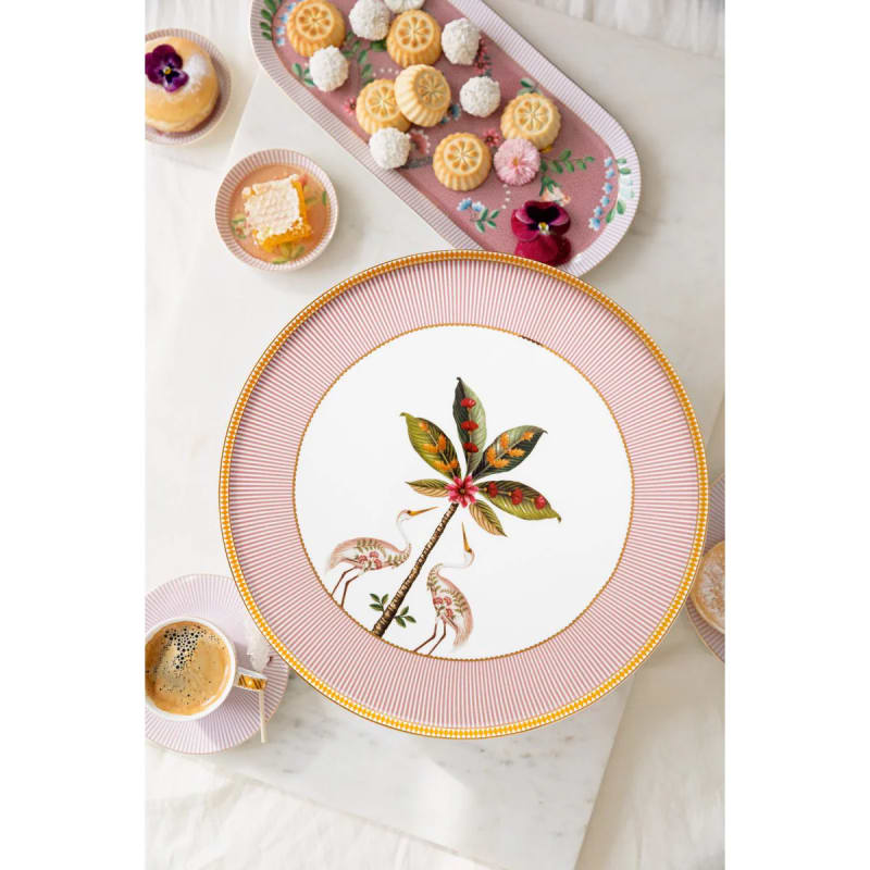Produktbillede af Cake Tray La Majorelle Pink 30.5cm på tilbud i høj kvalitet