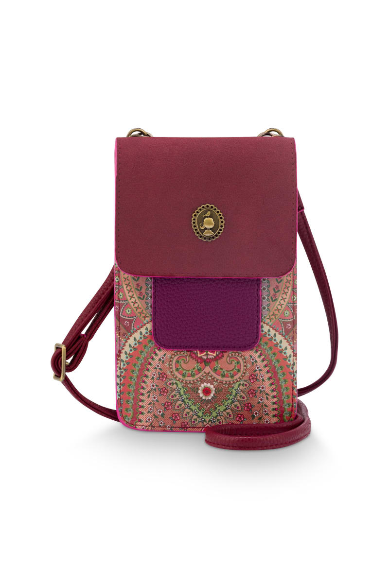 Produktbillede af Peggy Phone Bag Jabali Red 11x1x18cm på tilbud i høj kvalitet