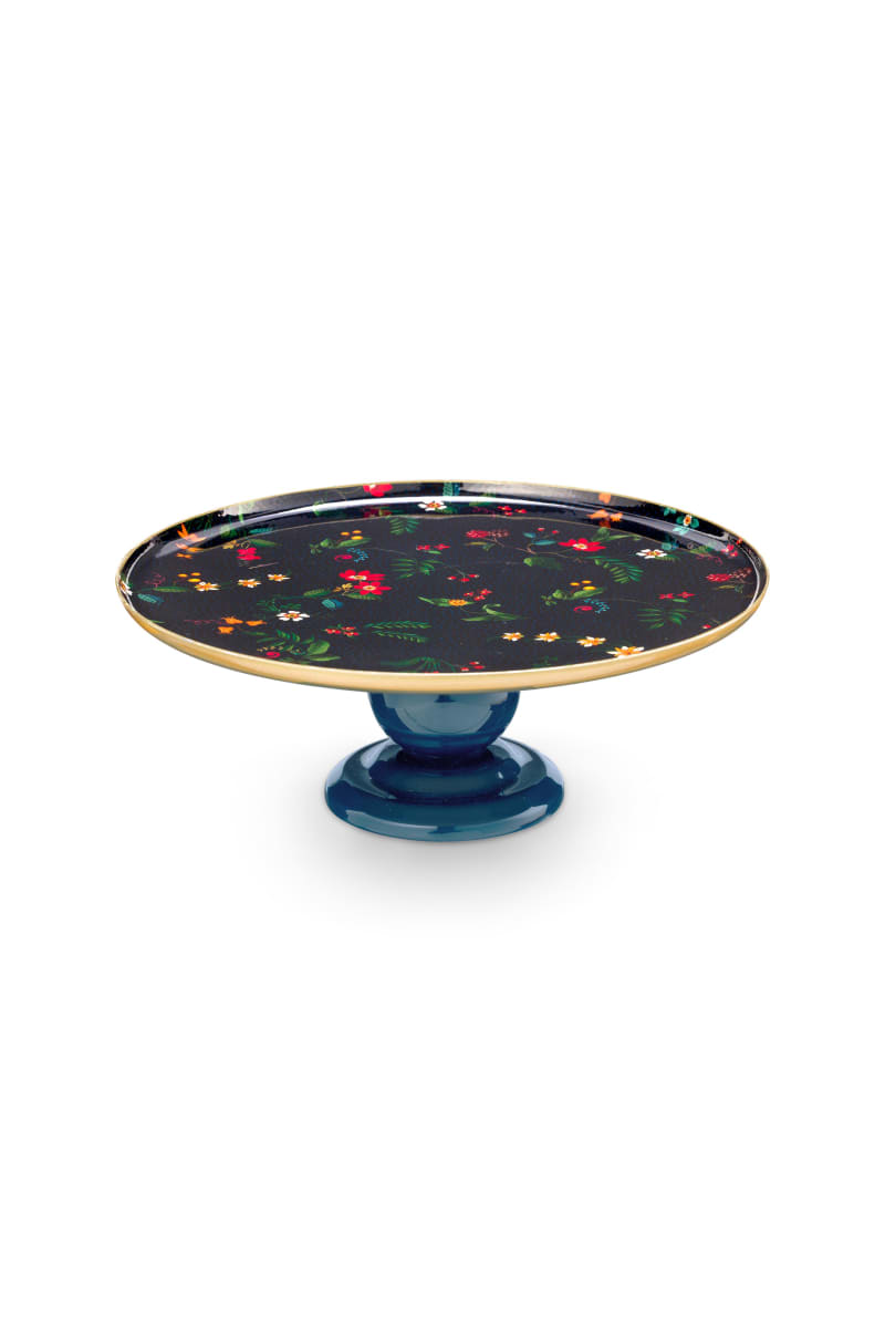 Produktbillede af Tray Metal Sphere Berry Blues Blue 24x9cm på tilbud i høj kvalitet