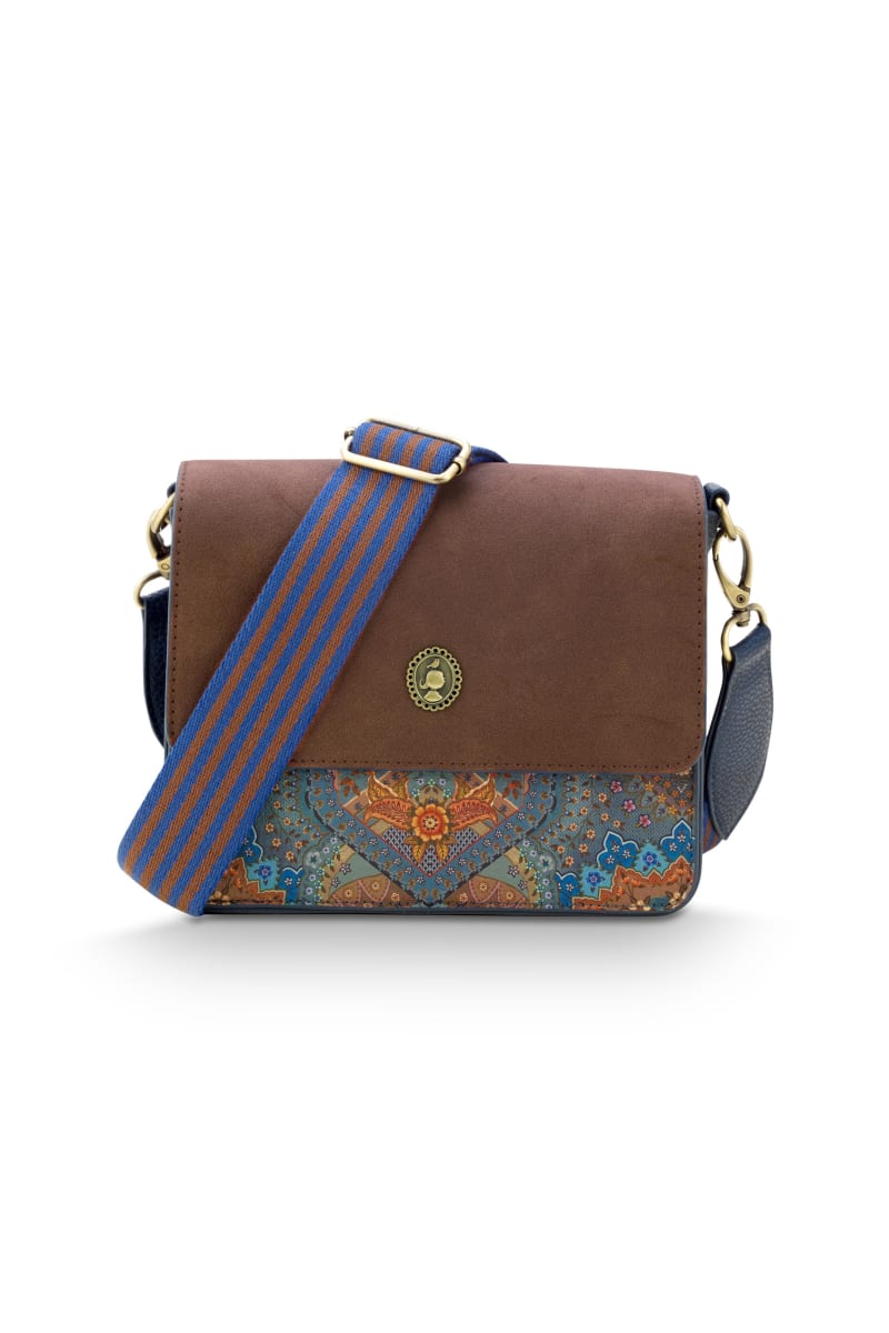 Produktbillede af Fenna Cross Body Bag Small Jabali Blue 19x6x16cm på tilbud i høj kvalitet