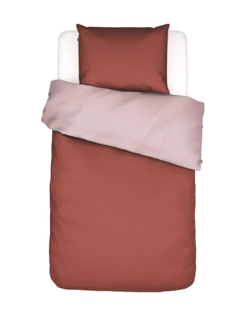 Produktbillede af Two in one Duvet Cover Rust 140x200+60x63cm på tilbud i høj kvalitet