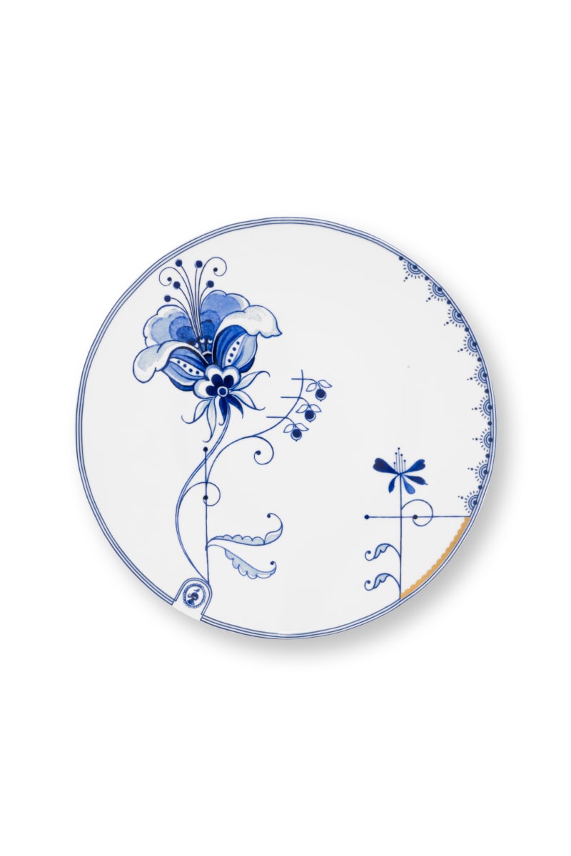 Produktbillede af Plate Pip&The Blue Bird White 23cm på tilbud i høj kvalitet