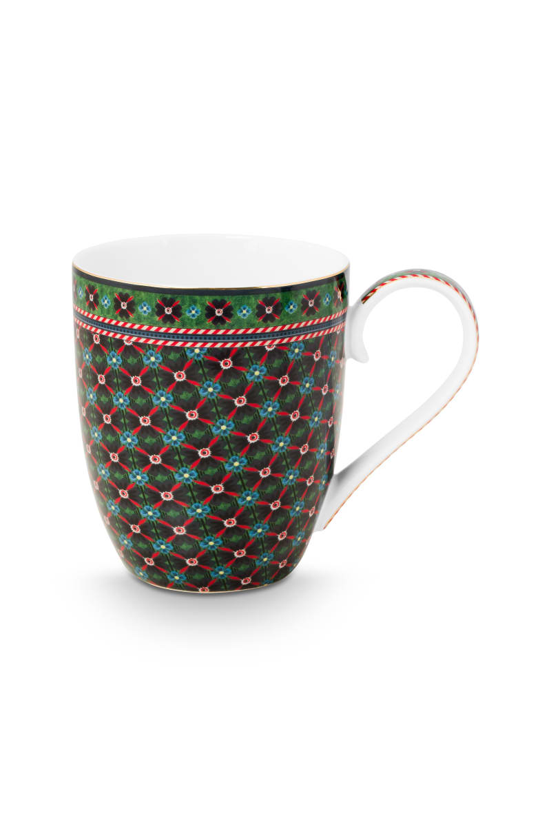 Produktbillede af Berry Blues Mug XL Clover Green 450ml på tilbud i høj kvalitet
