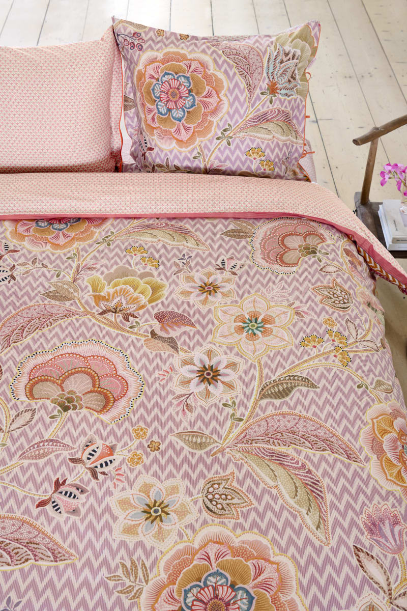 Produktbillede af PIP Studio Hakuna Lila Cotton 140x200/60x63 cm på tilbud i høj kvalitet