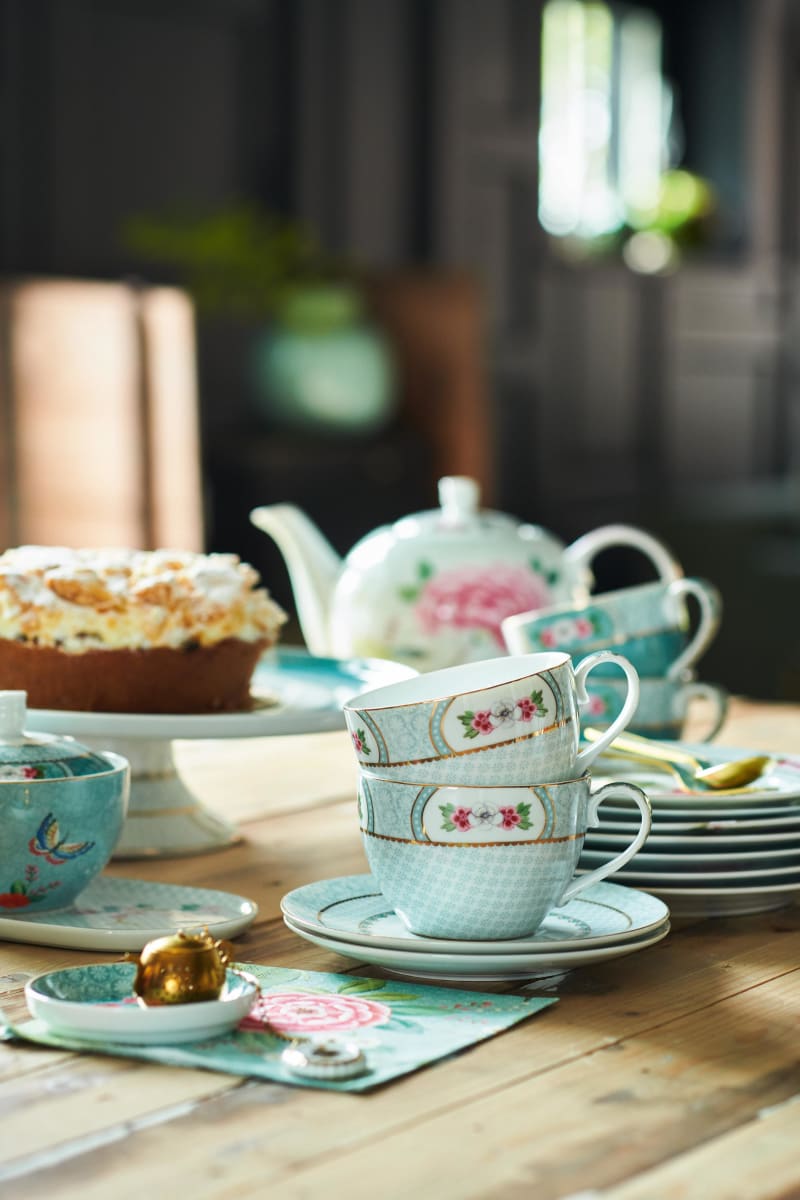 Produktbillede af Cup & Saucer Blushing Birds White 280ml på tilbud i høj kvalitet