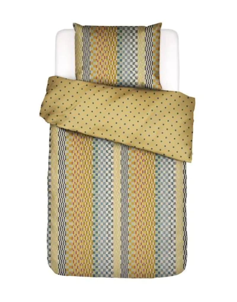 Produktbillede af Essenza Stach Duvet cover Autumn yellow 140x200 på tilbud i høj kvalitet