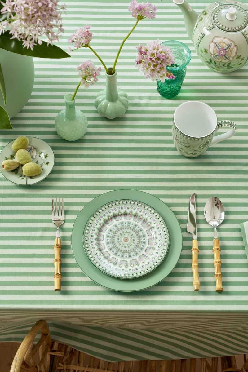 Produktbillede af Pip Studio Plate Lily&Lotus Moon Delight Light Green 17cm på tilbud i høj kvalitet