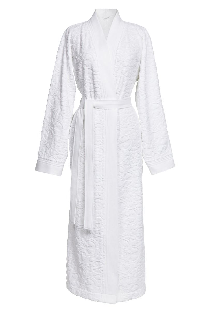 Produktbillede af PIP Mosaic de Pip Bathrobe Whi XL på tilbud i høj kvalitet