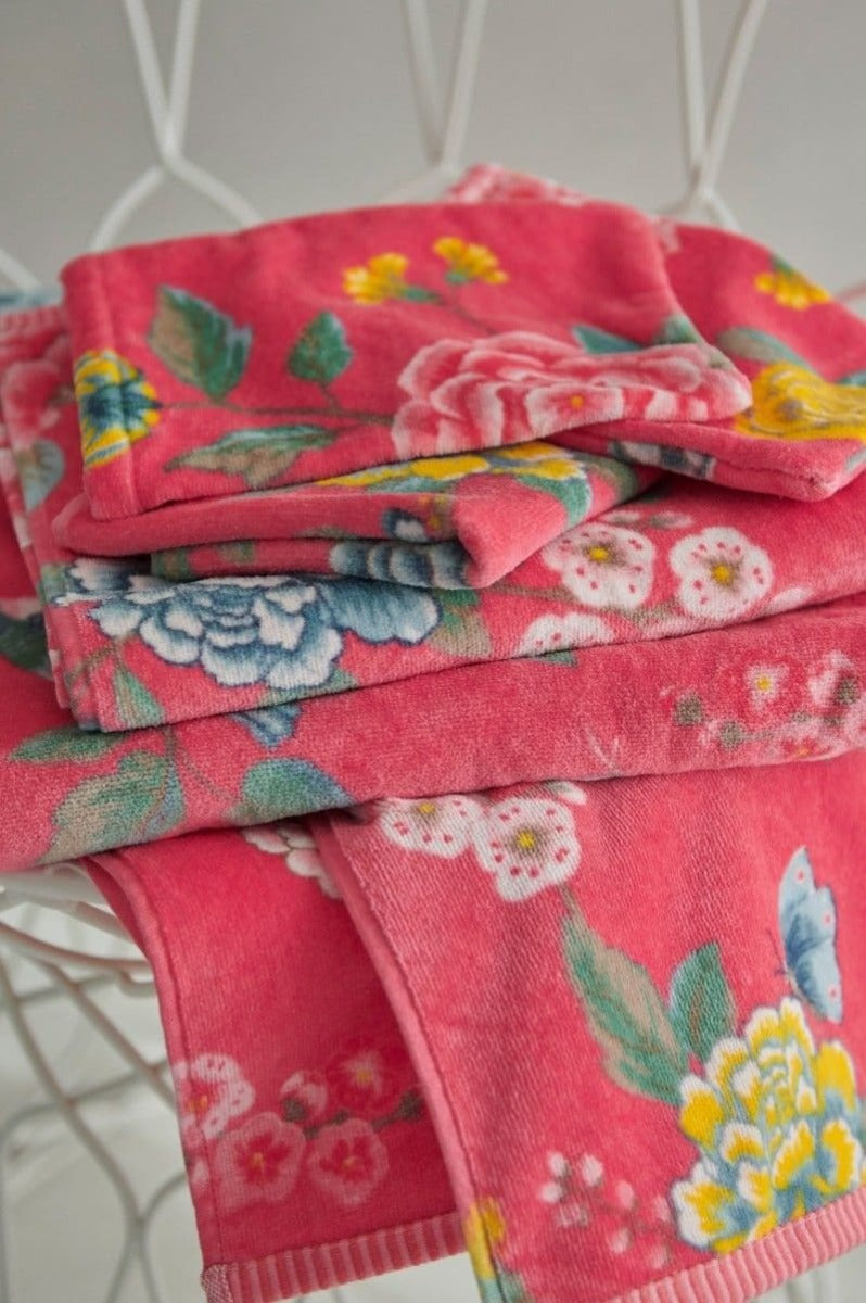 Produktbillede af PIP Studio Good Evening Coral håndklæder Badehåndklæde 70x140 på tilbud i høj kvalitet