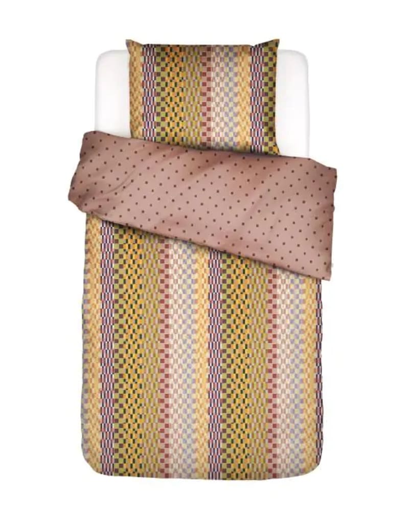 Produktbillede af Essenza Stach Duvet cover Antique pink 140x200 på tilbud i høj kvalitet