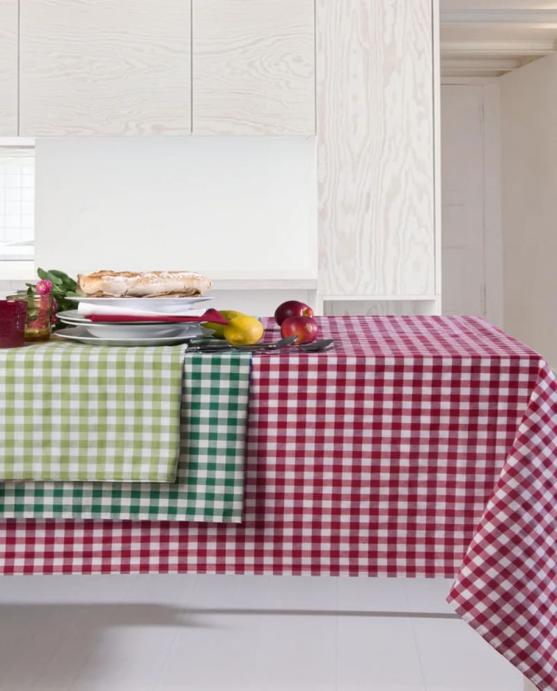 Produktbillede af Textilvoksdug Vichy Sara Ronjo 150x250 cm på tilbud i høj kvalitet