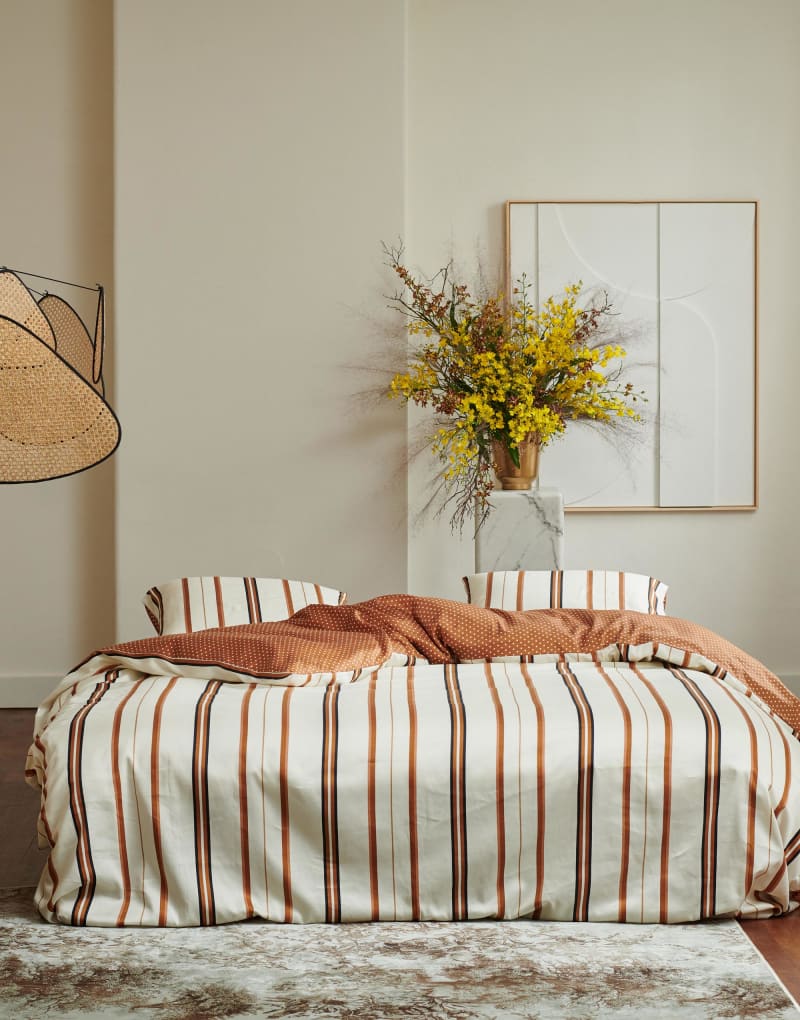 Produktbillede af Meryl Vanilla Duvet cover1p set 140x220+60x63 på tilbud i høj kvalitet