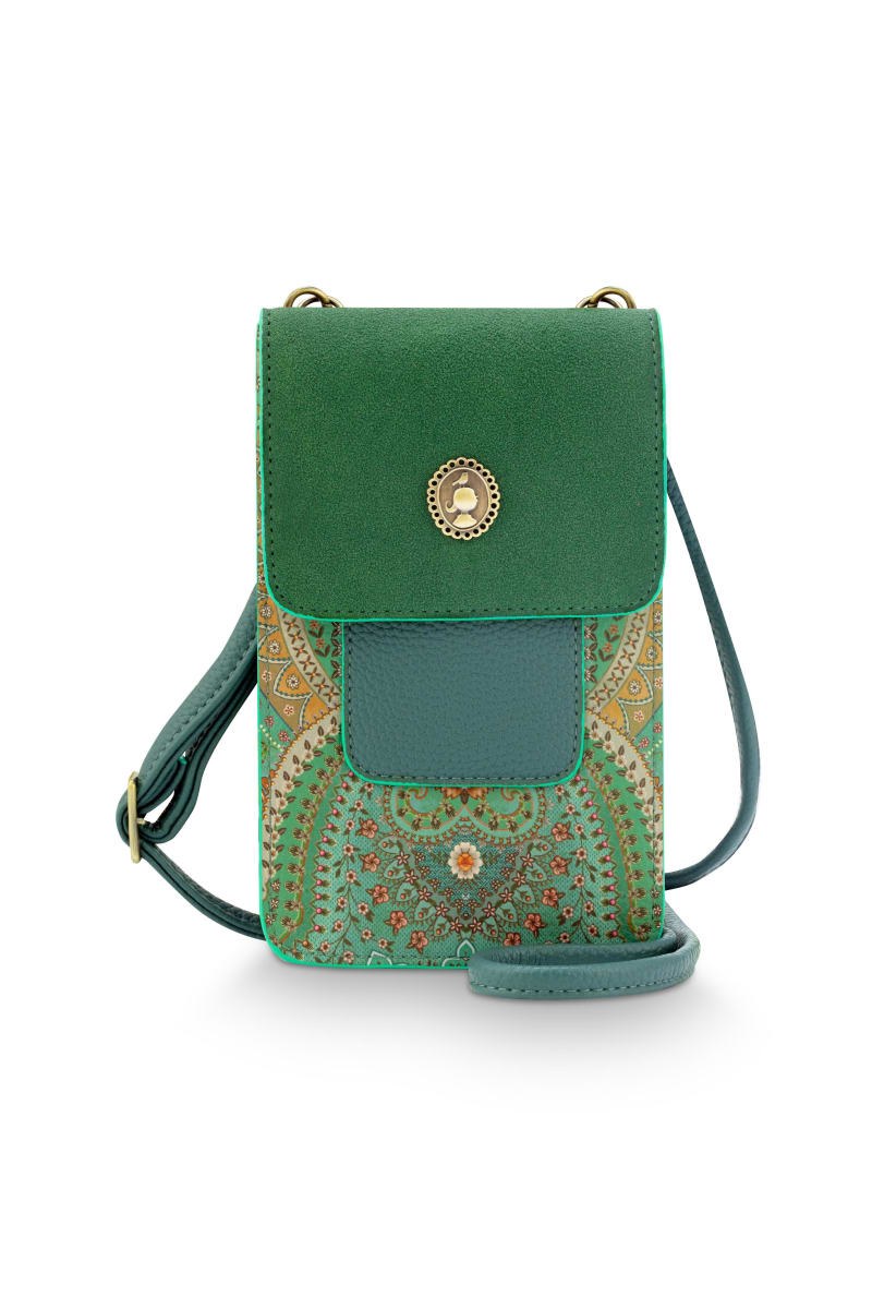 Produktbillede af Peggy Phone Bag Jabali Green 11x1x18cm på tilbud i høj kvalitet