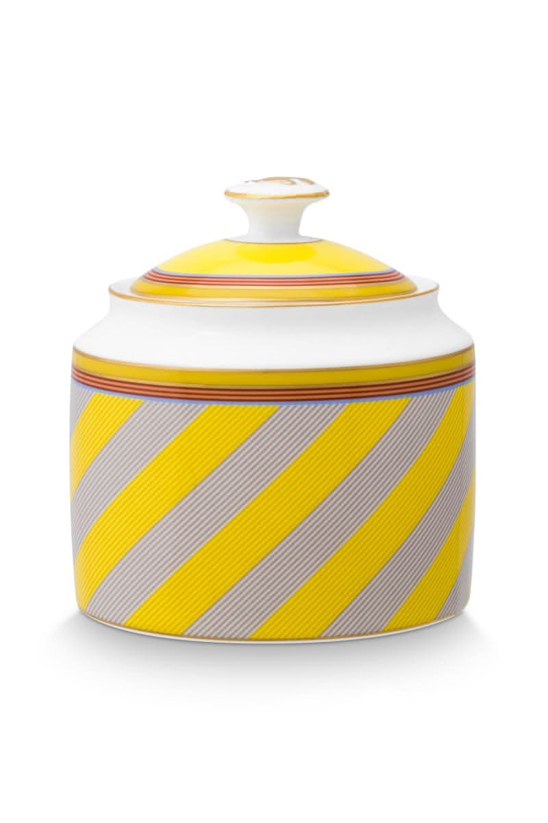 Se tilbud på Sugar Bowl Pip Chique Stripes Yellow 550ml! Billigt udsalg på Pip Studio. Køb online nu! Hurtig levering, 1-2 hverdage. Varenummer: CADEC-51.008.049. Spar op til 56%.
