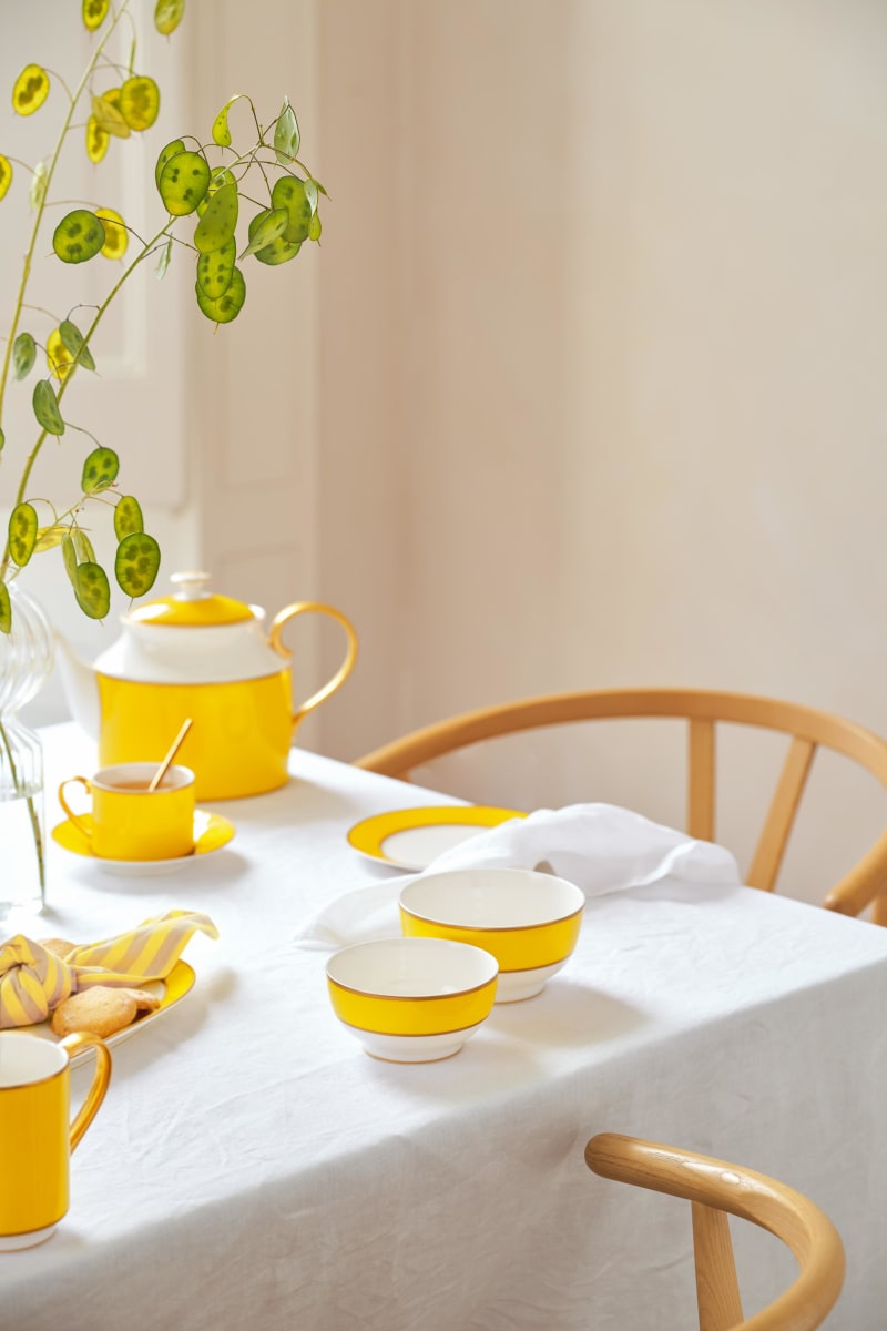 Produktbillede af Bowl Pip Chique Gold-Yellow 12.5cm på tilbud i høj kvalitet