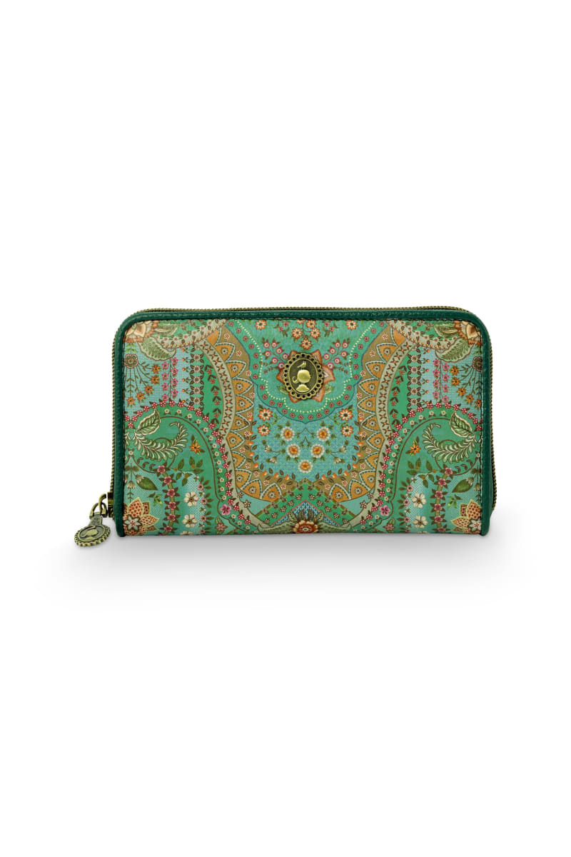 Produktbillede af Willow Wallet Jabali Green 18x3x11cm på tilbud i høj kvalitet