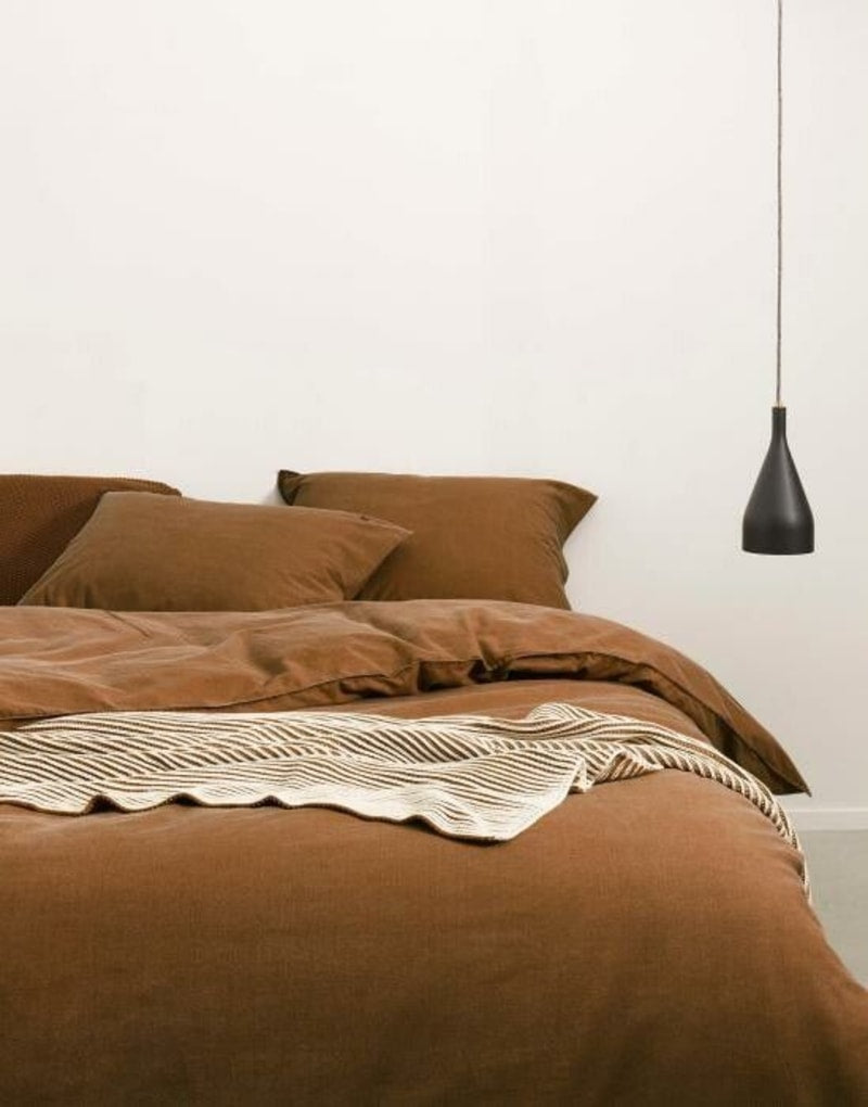 Produktbillede af Marc O`Polo Senja Toffee Brown 140x200+60x63 på tilbud i høj kvalitet