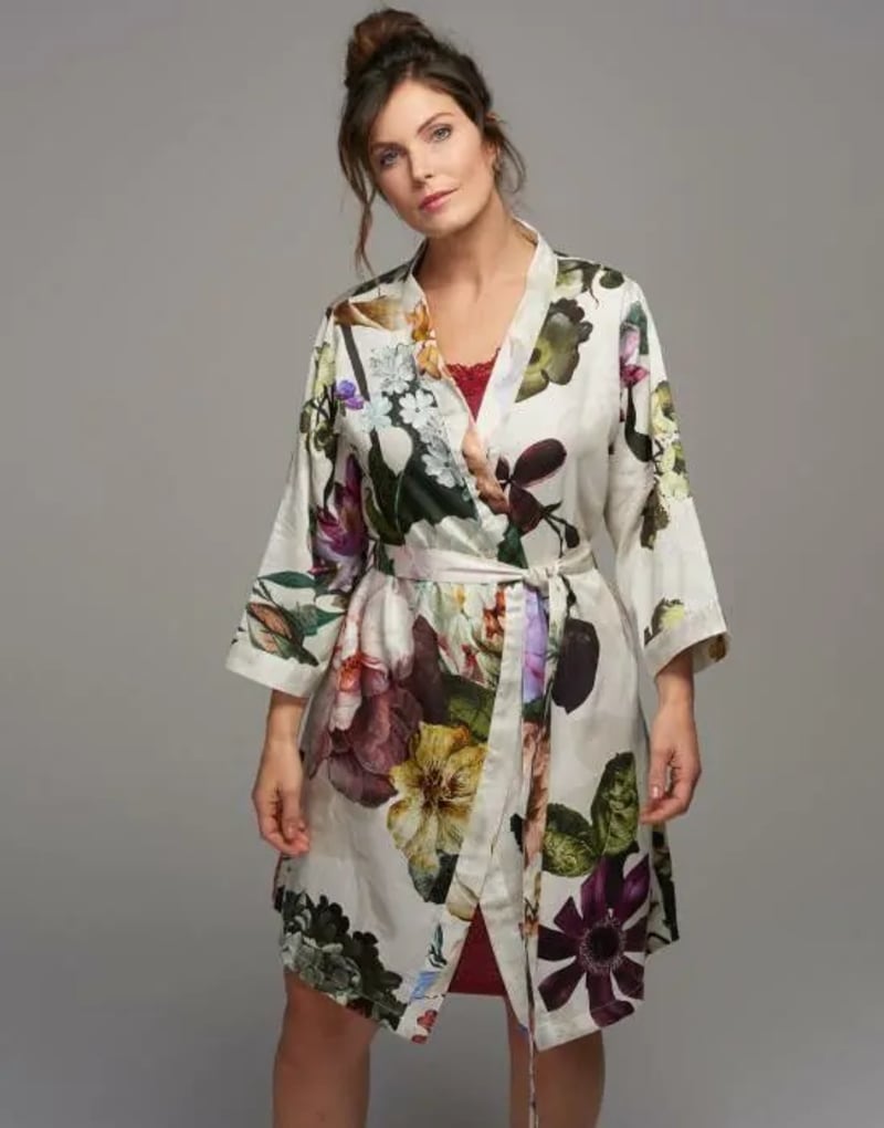 Produktbillede af Fleur ecru kimono L på tilbud i høj kvalitet