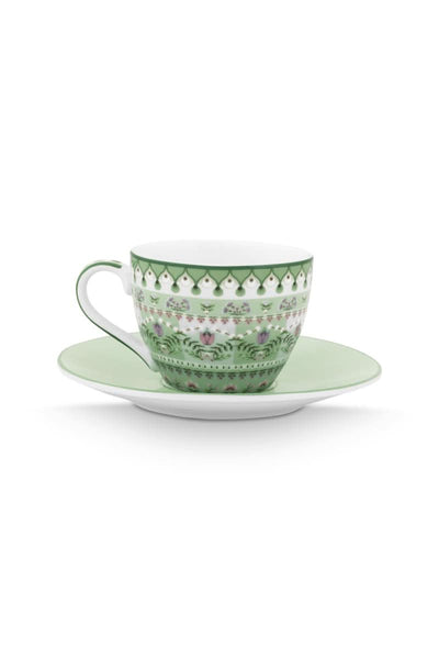Se tilbud på Pip Studio Espresso Cup and Saucer Lily&Lotus Moon Delight Light Green 120ml! Billigt udsalg - Køb online nu. Hurtig levering: 1-2 hverdage. Varenummer: CADEC-51.004.201. Spar op til 62%.