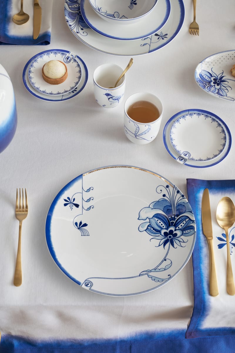 Produktbillede af Plate Pip&The Blue Bird White 30cm på tilbud i høj kvalitet