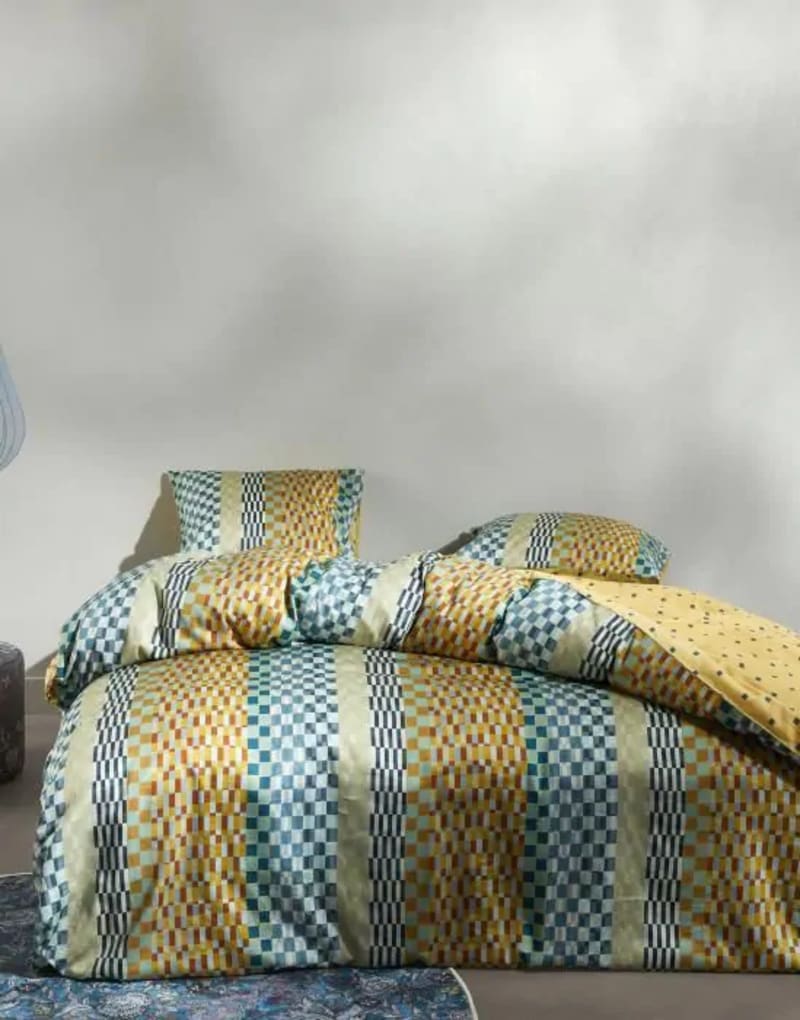 Produktbillede af Dobbeltdyne Essenza Stach Autimn Yellow 200x220 60x63/2 på tilbud i høj kvalitet