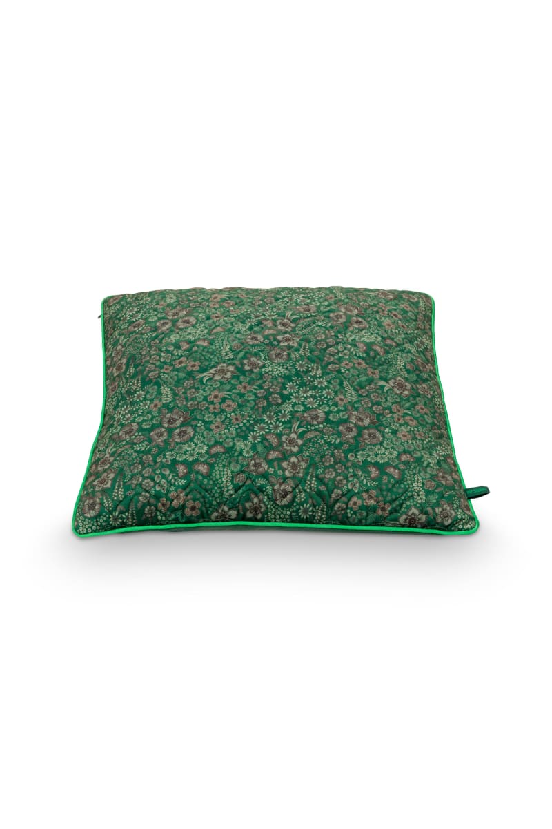 Produktbillede af Pude Quilted Daisy Dreams Green 50x50cm på tilbud i høj kvalitet