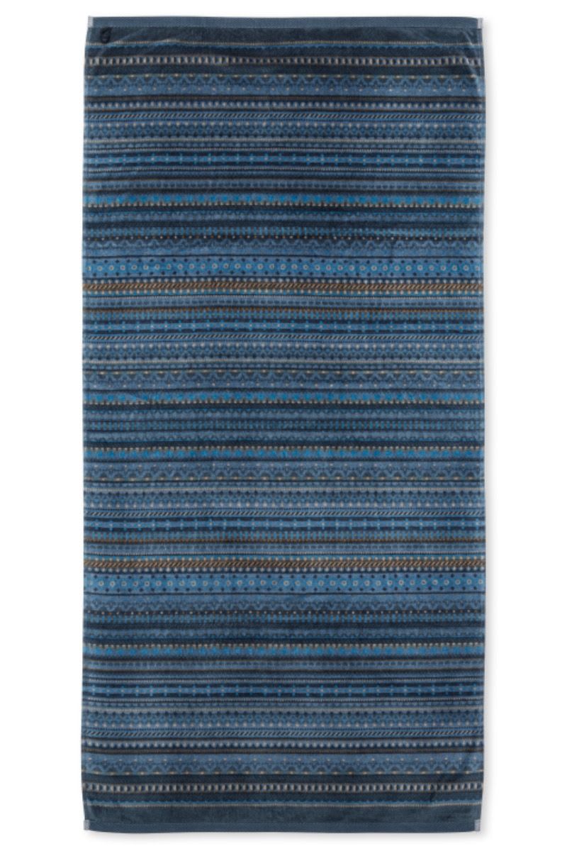 Produktbillede af PIP Geometric Print Dark Blue 30x50 på tilbud i høj kvalitet