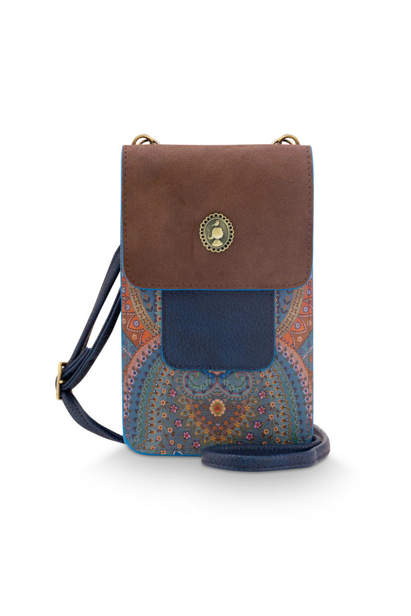 Produktbillede af Peggy Phone Bag Jabali Blue 11x1x18cm på tilbud i høj kvalitet