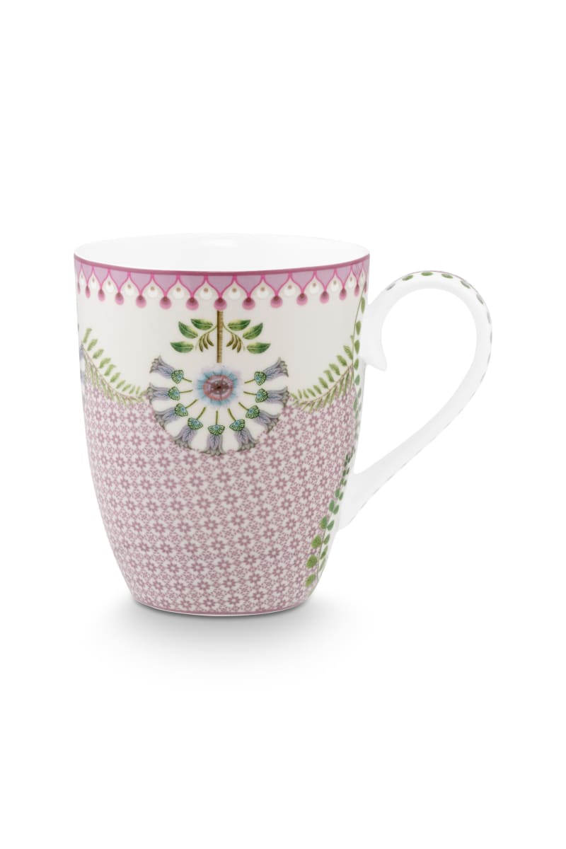Produktbillede af Mug Large Lily&Lotus Tiles Lilac 350ml på tilbud i høj kvalitet