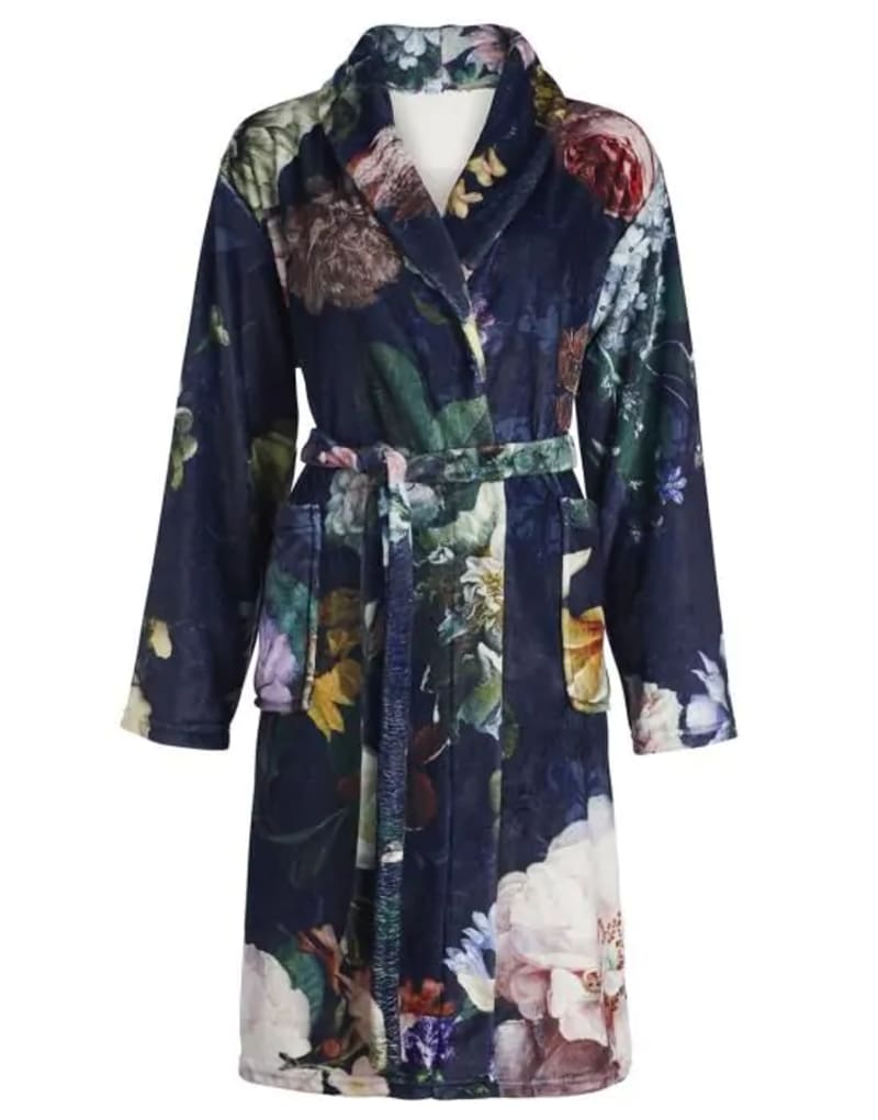 Produktbillede af Fleur Nightblue Bathrobe S 100% polyester på tilbud i høj kvalitet